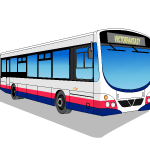 City Bus Vector Image 