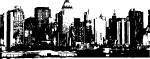 City Skyline Free Vector 