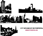 City Skylines Vector 