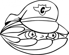 Clam Security Guard clip art Preview