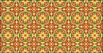 Patterns - Classic tile pattern vector-6 