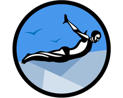 Cliff Diver Vector Illustration Preview