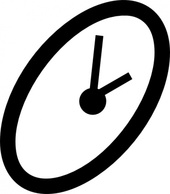 Clock clip art Preview