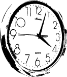 Clock Free Vector 