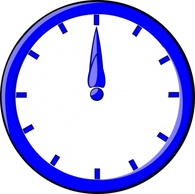 Clock12 clip art Preview