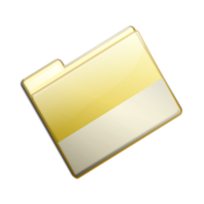 Closed Simple Yellow Folder