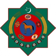 Fashion - Coat Of Arms Of Turkmenistan clip art 