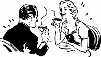 Food - Coffee Couple clip art 