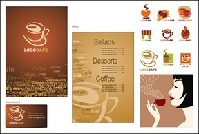 Coffee vector subject material