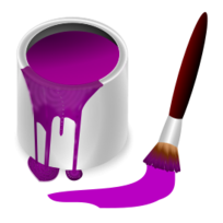 Color Bucket Purple 