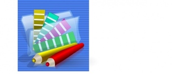 Objects - Color Drawing Folder clip art 