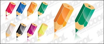 Color pencil vector material-2