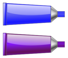 Color tube Blue Purple 