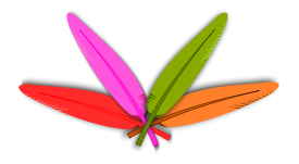 Objects - Colored Feather 