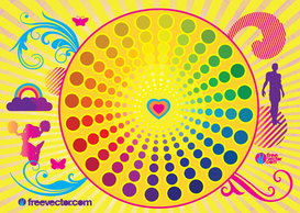 Colorful Life Vector