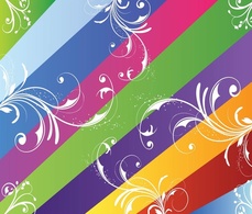 Backgrounds - Colorful Lines Vector 