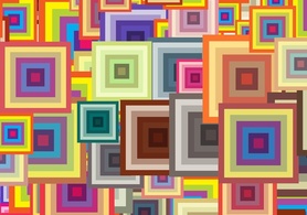 Colorful Squares Pattern