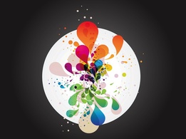 Colorful Vector Drops