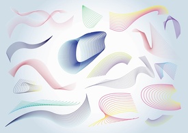 Abstract - Colorful Vector Spirals 