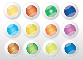 Abstract - Colorful Web Buttons 