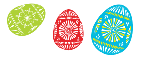 Colour Easter Eggs