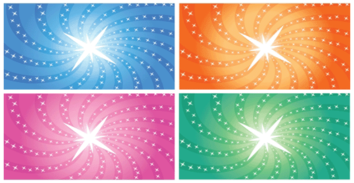 Colourful sunbursts Preview