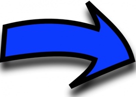 Comic Right Arrow clip art