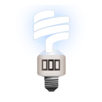 Icons - Compact Fluorescent Lamp 