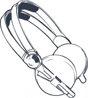 Technology - Computer Headphones clip art 