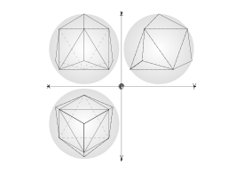 Construction Geodesic Spheres Recursive From Tetrahedron