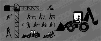 Buildings - Construction workers 