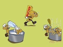 Cartoon - Cooking Mushrooms 