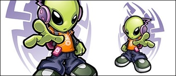 Cool aliens Vector Preview