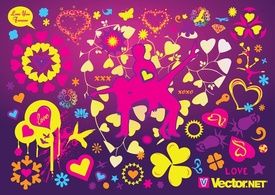 Elements - Cool Love Vectors 