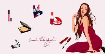 Cosmetics vector graphics Preview