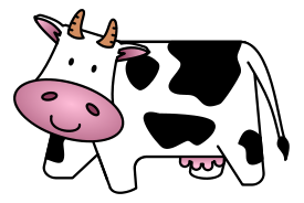 Cartoon - Cow 