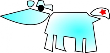 Objects - Cow And Star clip art 