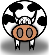 Cow clip art Preview