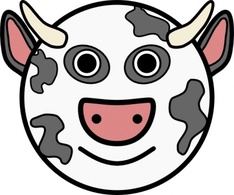 Cow Vache clip art Preview