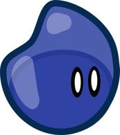 Crankeye Blue Jelly clip art