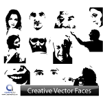 Miscellaneous - Creative Vector Face Illustrations 