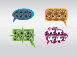 Shapes - Creepy Speech Bubbles 