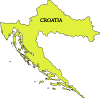 Croatia Vector Map Preview