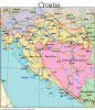 Croatia Vector Map