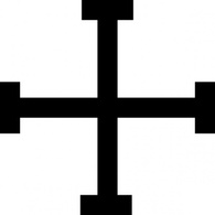 Signs & Symbols - Cross Of Jerusalem clip art 