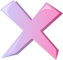 Cross Wrong X Icon clip art Preview