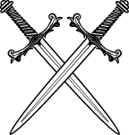 Crossed Swords Vector Preview