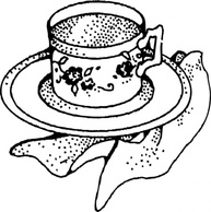 Food - Cup Of Tea clip art 