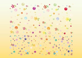 Cute Flowers Vectors