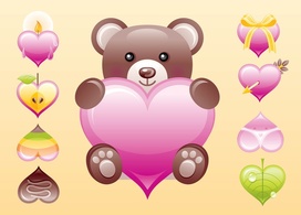 Cute Heart Vectors